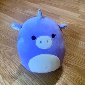 Squishmallows Lavender Unicorn with Silver Accents